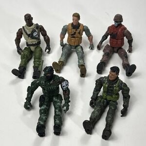 Lenard The Corps Elite Triple Threat Action Figures Lot‎ Of 5